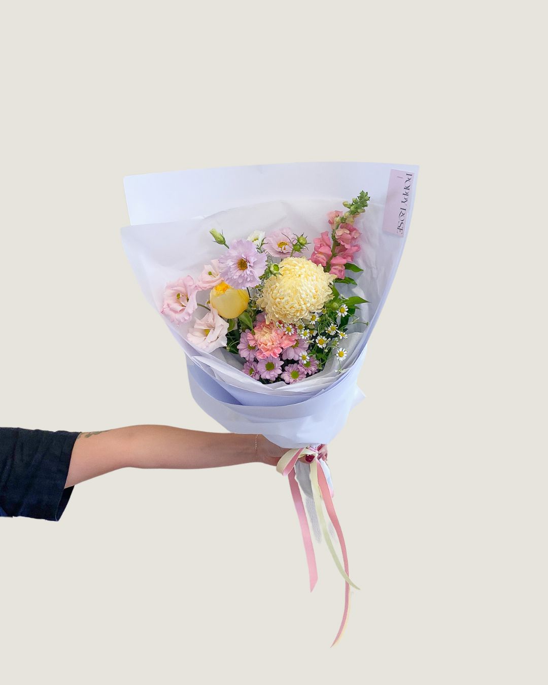 Colour Bouquet - Poppy Rose - Poppy Rose Flowers Brisbane