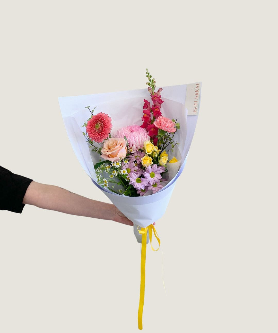 Colour Bouquet Small - Poppy Rose - Poppy Rose Flowers Brisbane