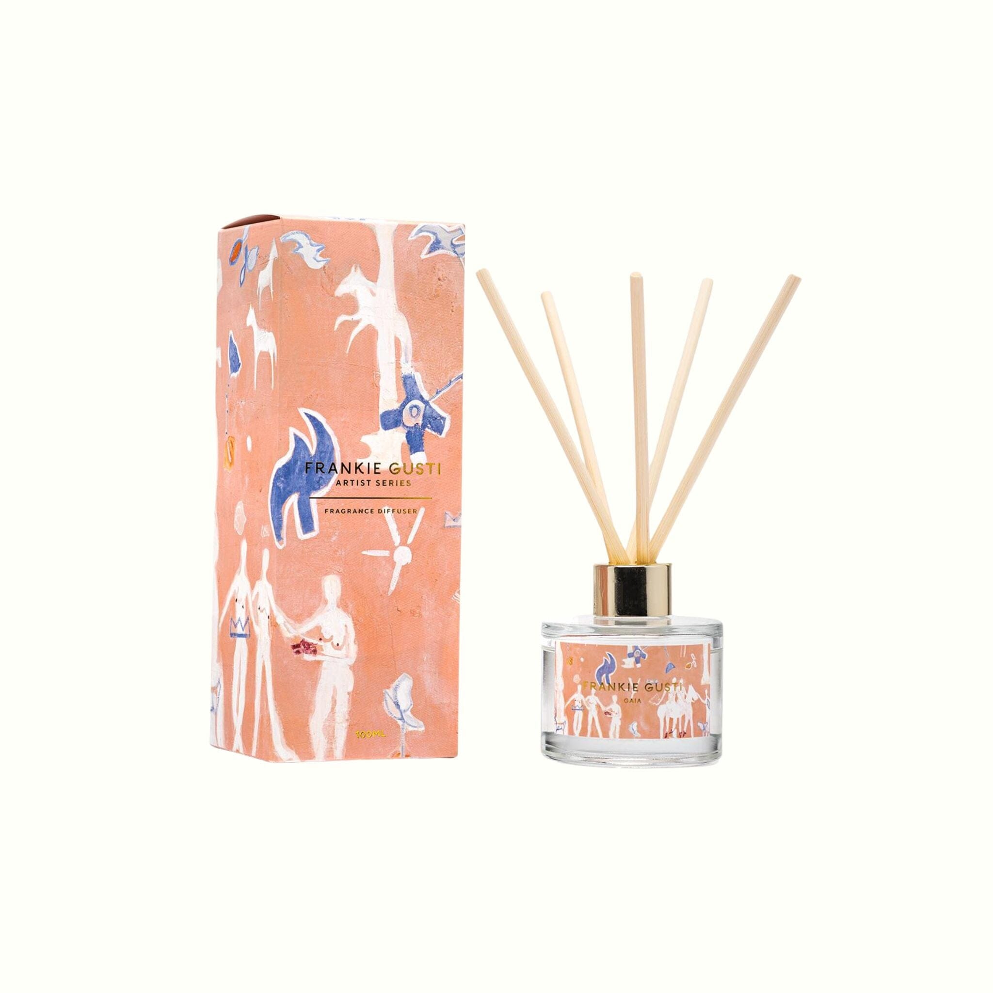 Frankie Gusti Gaia Reed Diffuser - Frankie Gusti - Poppy Rose Flowers Brisbane