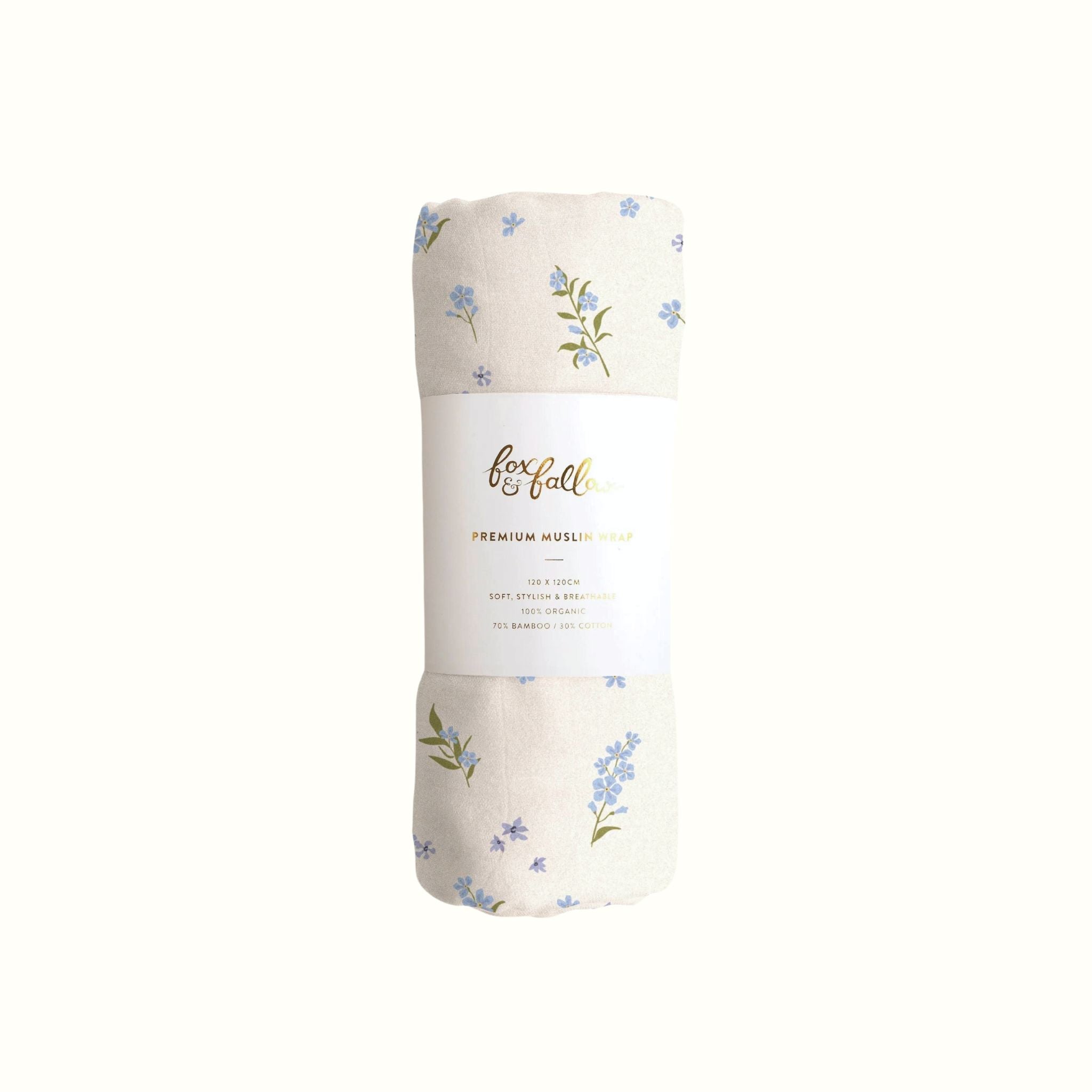 Muslin Baby Wrap - Poppy Rose - Poppy Rose Flowers Brisbane