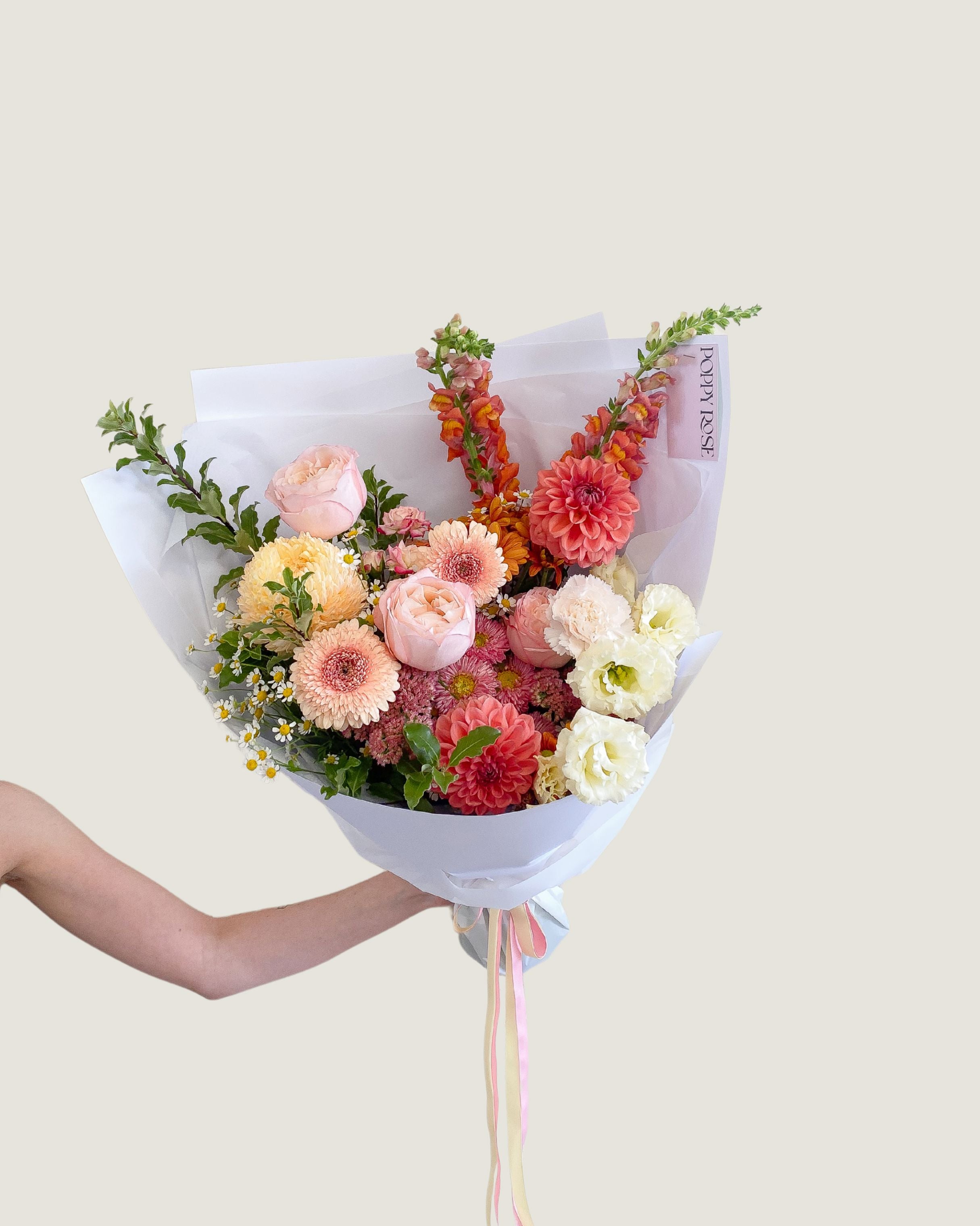 Poppy's Choice Bouquet - Poppy Rose - Poppy Rose Flowers Brisbane