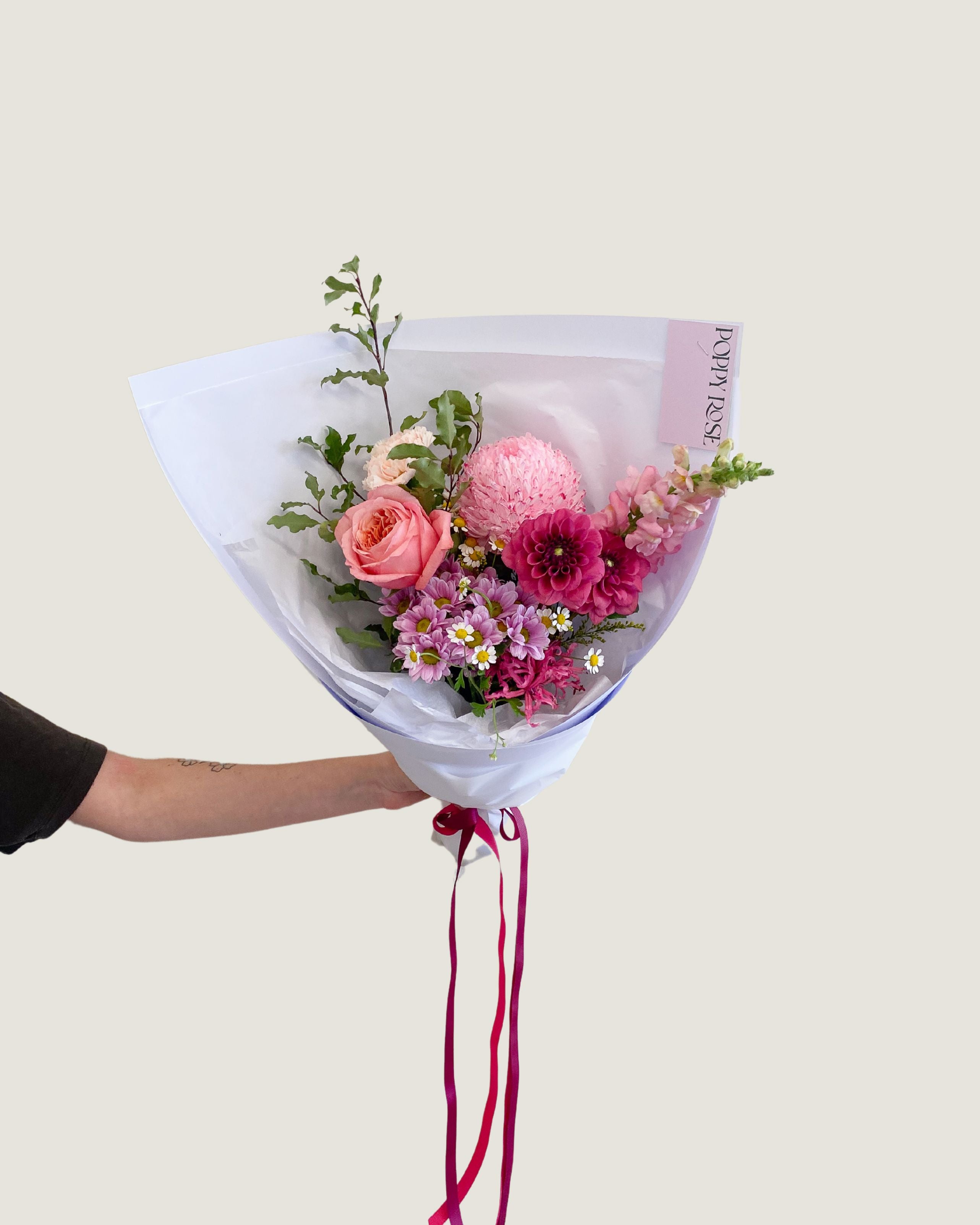 Poppy's Choice Bouquet - Poppy Rose - Poppy Rose Flowers Brisbane