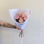 6 Stems of Mixed Roses - Poppy Rose - Poppy Rose Flowers Brisbane