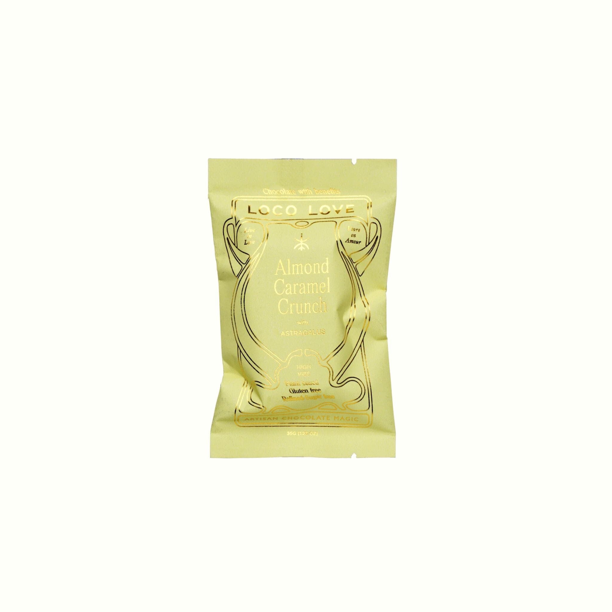 Almond Caramel Crunch Chocolate Bar - Loco Love - Poppy Rose Flowers Brisbane