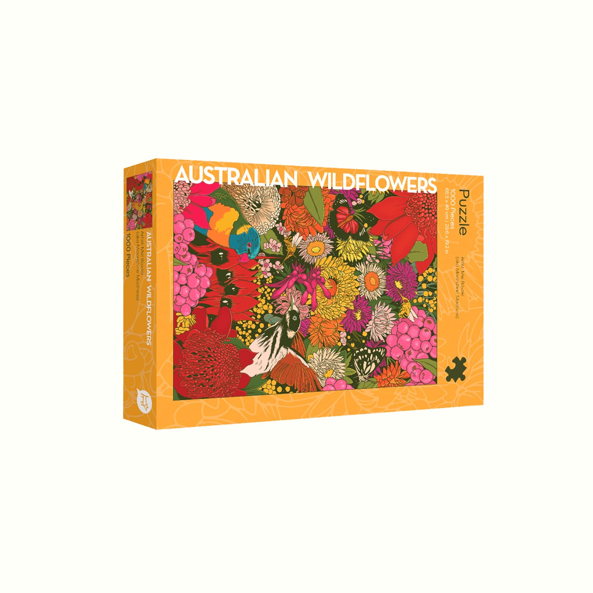 Australian Wildflowers Puzzle - Hardie Grant - Poppy Rose Flowers Brisbane