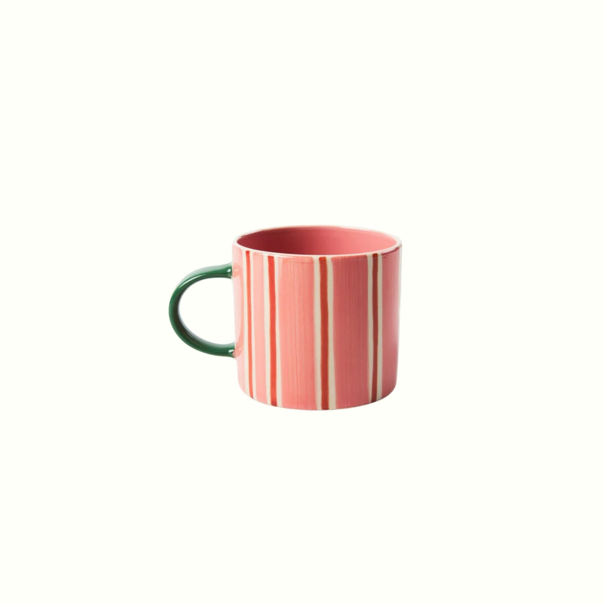 Bloomie Pink Stripe Mug - Jones & Co. - Poppy Rose Flowers Brisbane