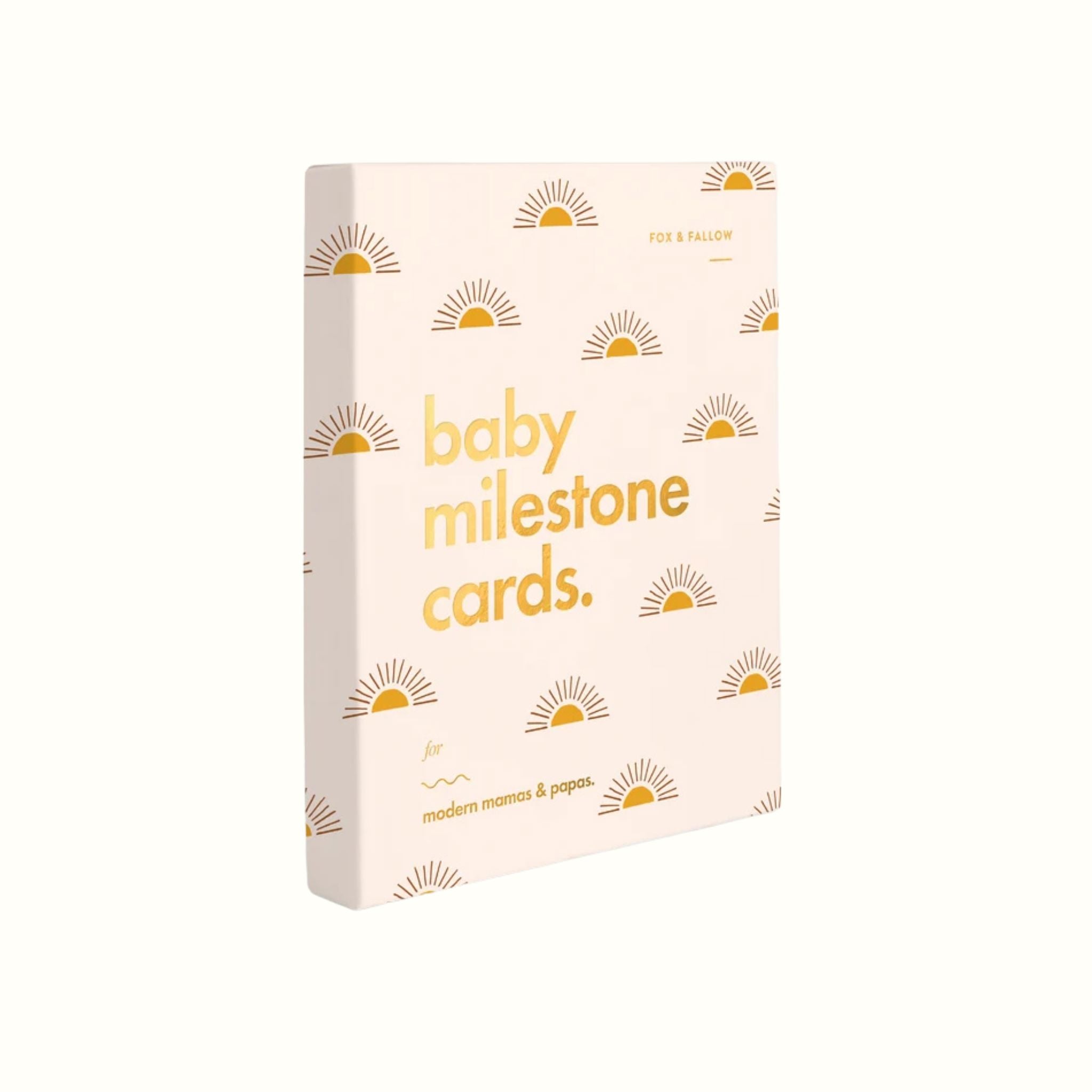 Boho Baby Milestone Cards - Fox and Fallow - Poppy Rose Flowers Brisbane