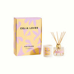 Candle & Diffuser Set Home Celia Loves Pina Colada 