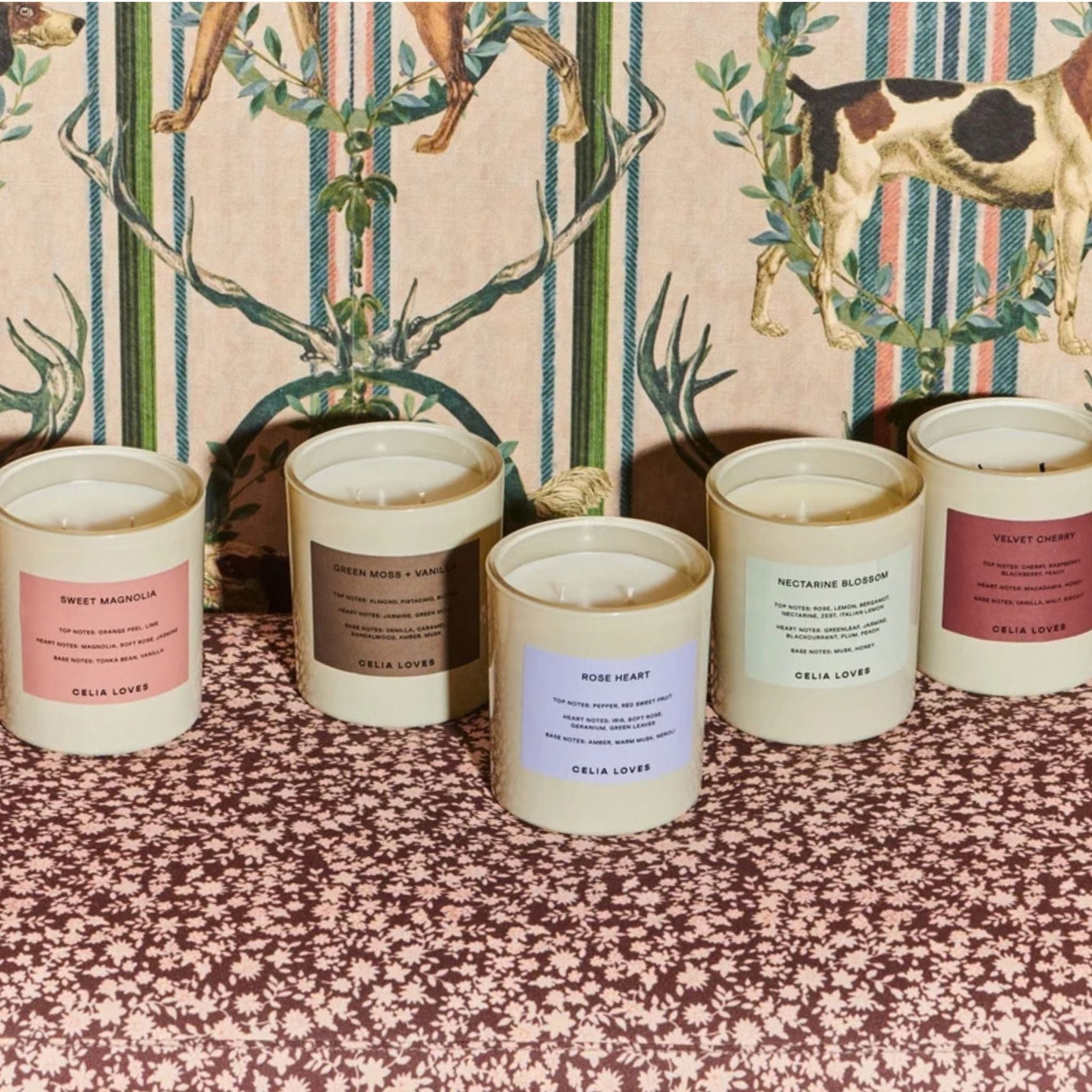 Celia Loves - Large Candle - Celia Loves - Poppy Rose Flowers Brisbane