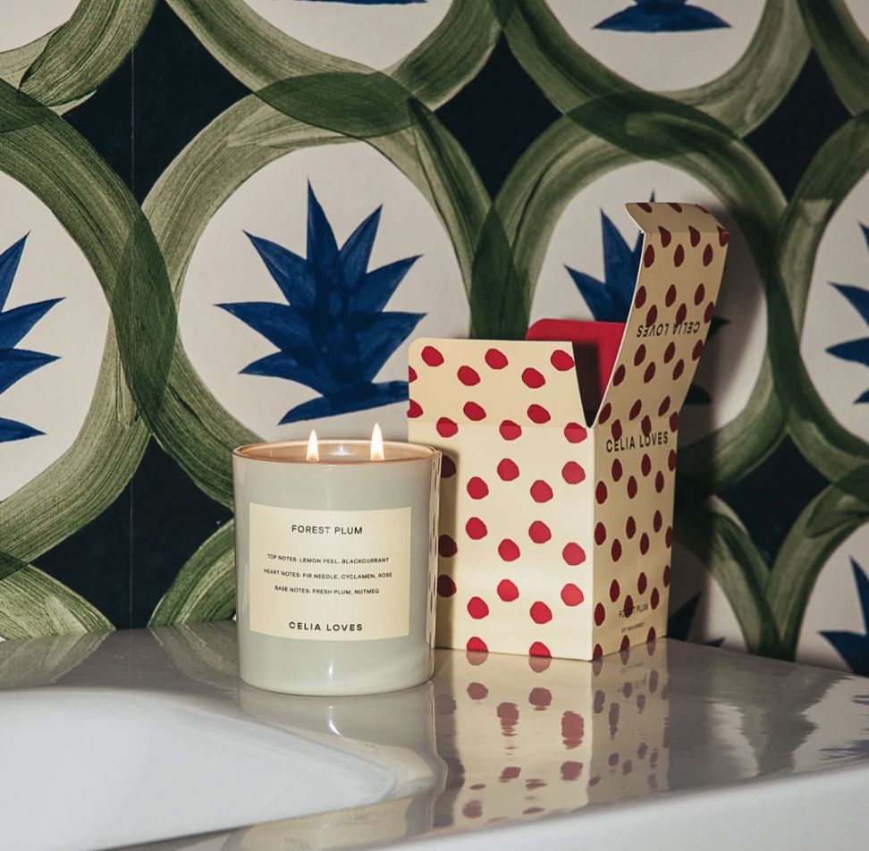 Celia Loves - Large Candle - Celia Loves - Poppy Rose Flowers Brisbane