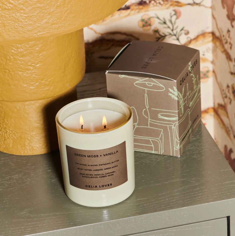 Celia Loves - Large Candle - Celia Loves - Poppy Rose Flowers Brisbane