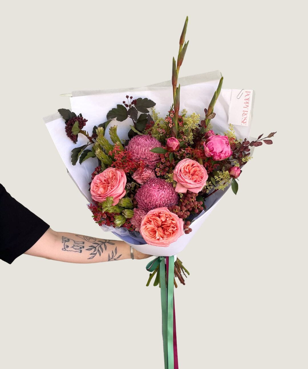 Christmas Bouquet Large - Poppy Rose - Poppy Rose Flowers Brisbane