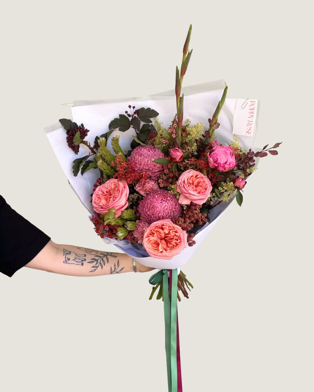 Christmas Bouquet Large - Poppy Rose - Poppy Rose Flowers Brisbane