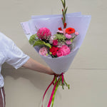 Christmas Colour Bouquet (Mon 23 Dec) - My Store - Poppy Rose Flowers Brisbane