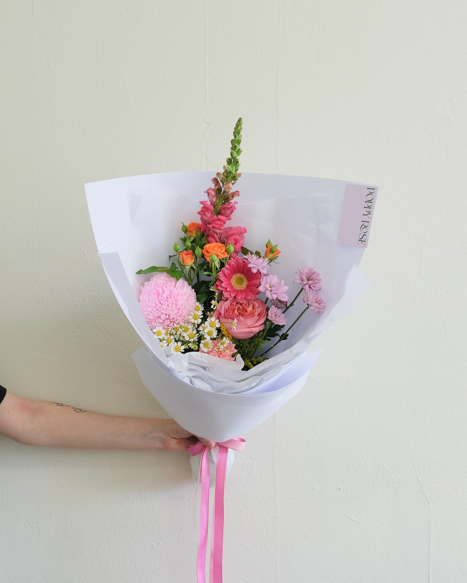 Colour Bouquet - Poppy Rose - Poppy Rose Flowers Brisbane