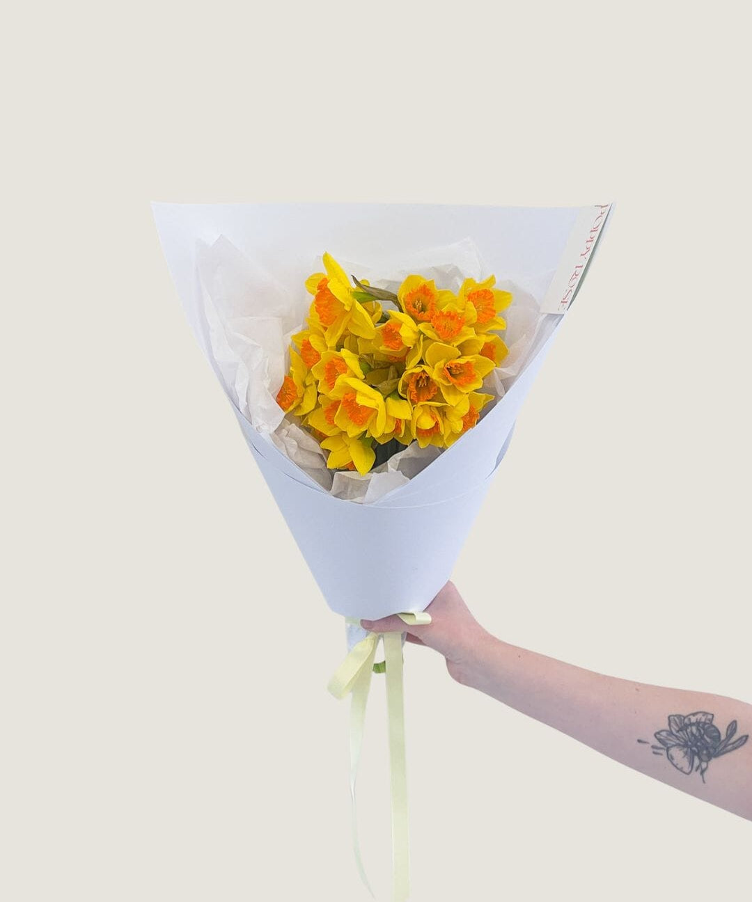 Daffodil Day - Wrapped Daffodils - Poppy Rose - Poppy Rose Flowers Brisbane