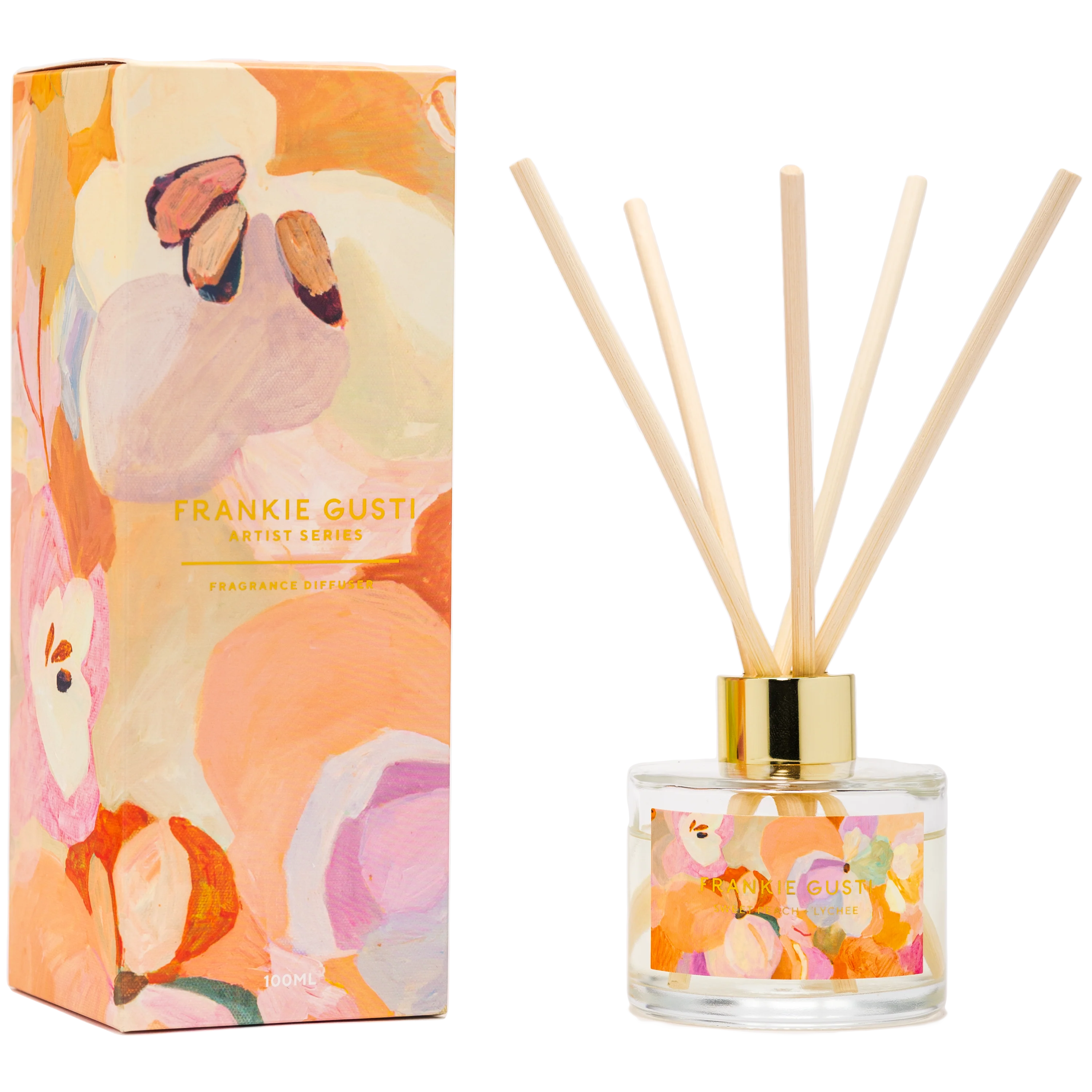 Frankie Gusti - Artist Series Diffuser - Celia Loves - Poppy Rose Flowers Brisbane
