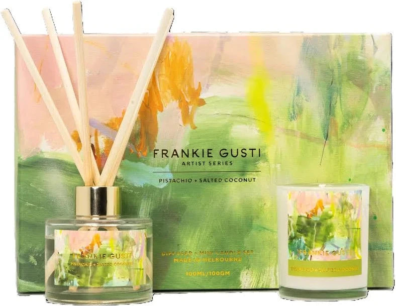 Frankie Gusti - Candle & Diffuser Set - Frankie Gusti - Poppy Rose Flowers Brisbane