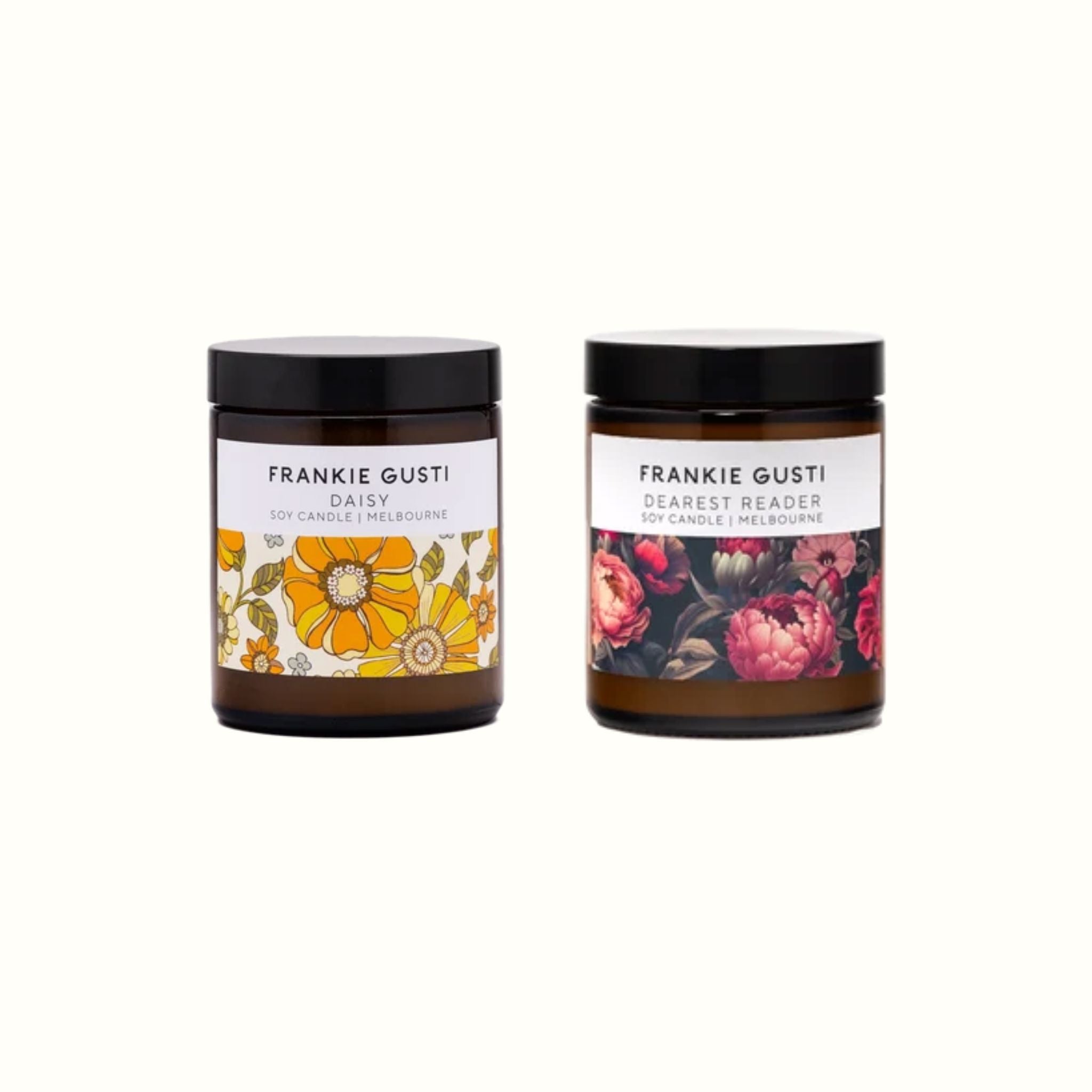 Frankie Gusti Mini Candle - Frankie Gusti - Poppy Rose Flowers Brisbane