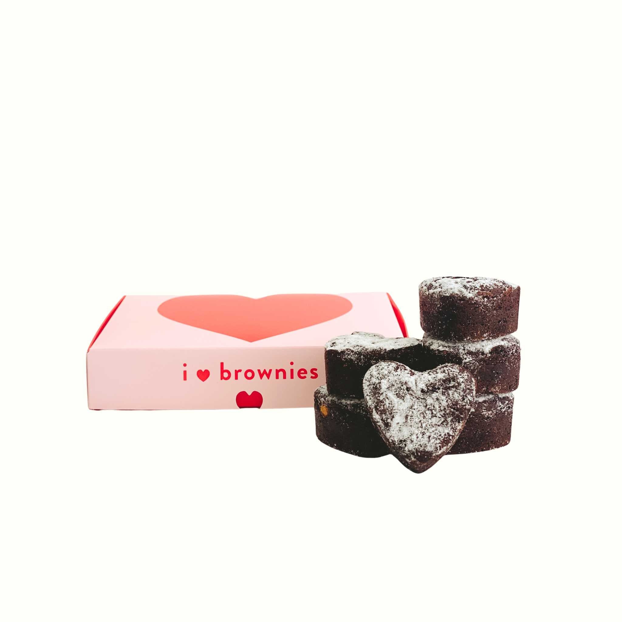 Gluten Free Chocolate Brownies Brownie I Heart Brownies 6 pack 