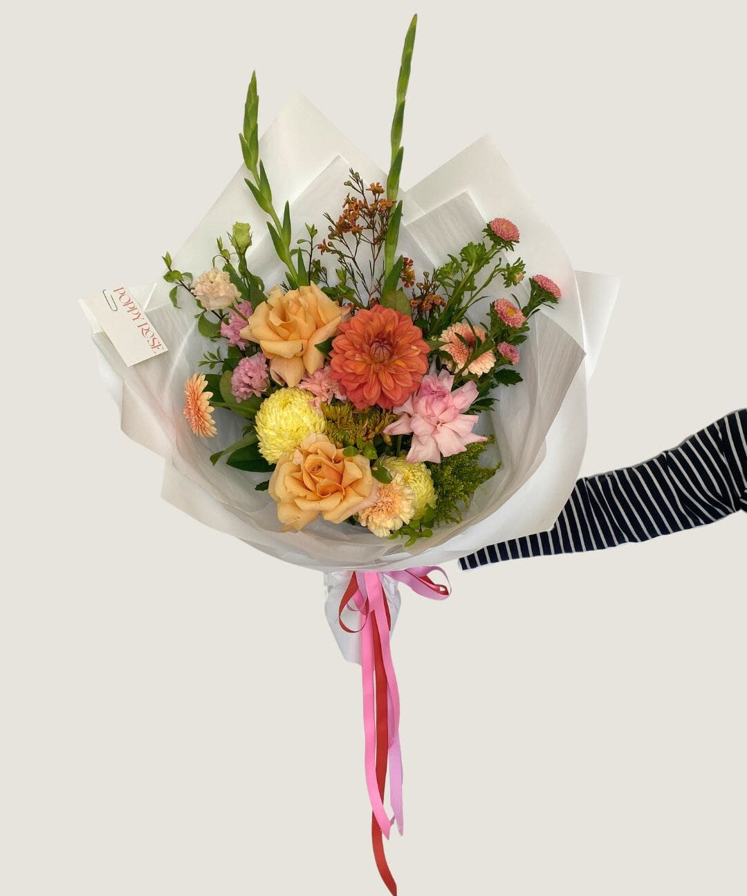 Graduation Bouquet - Poppy Rose - Poppy Rose Flowers Brisbane