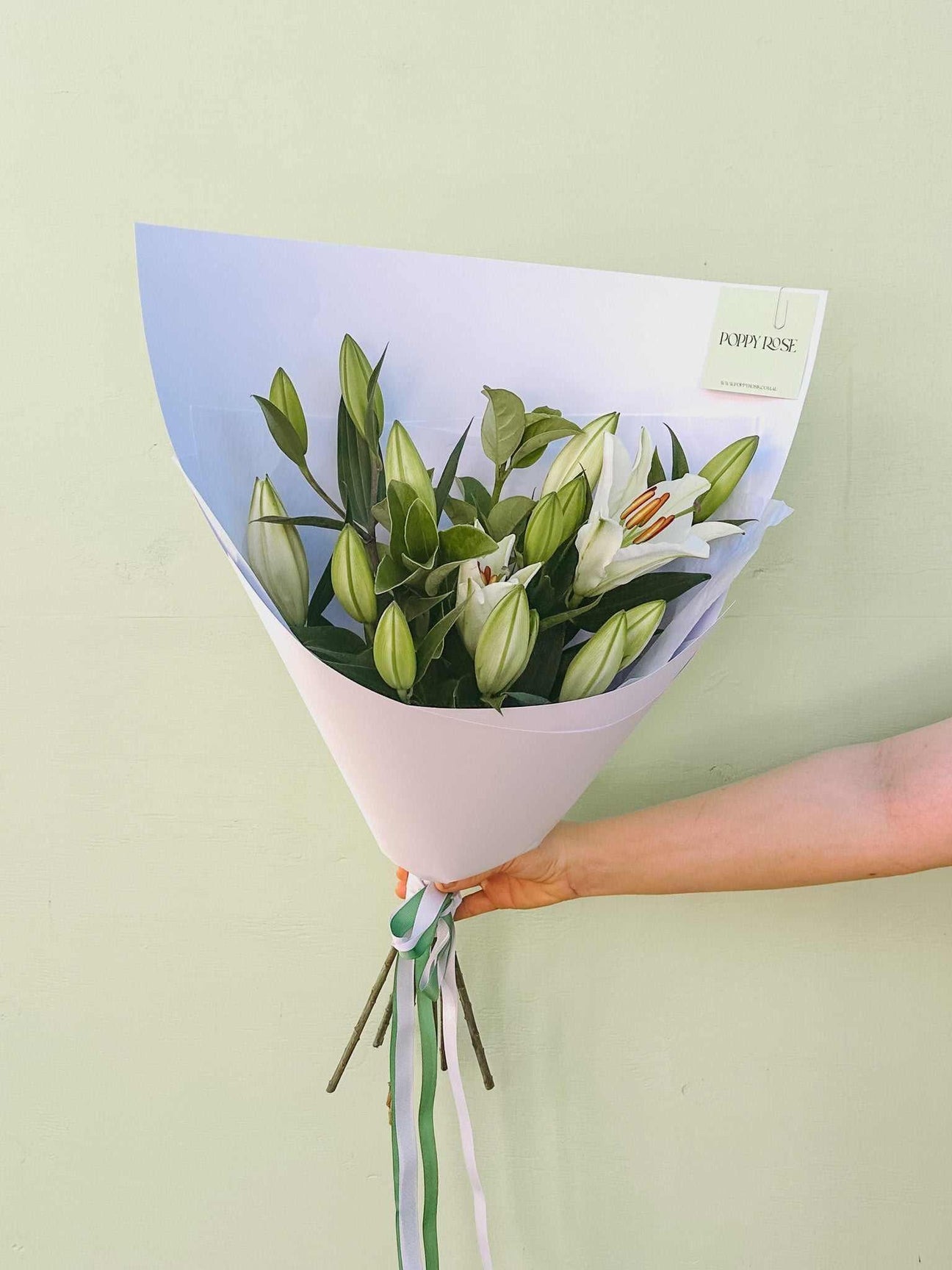 Oriental Lilies Poppy Rose Flowers Brisbane Same Day Delivery