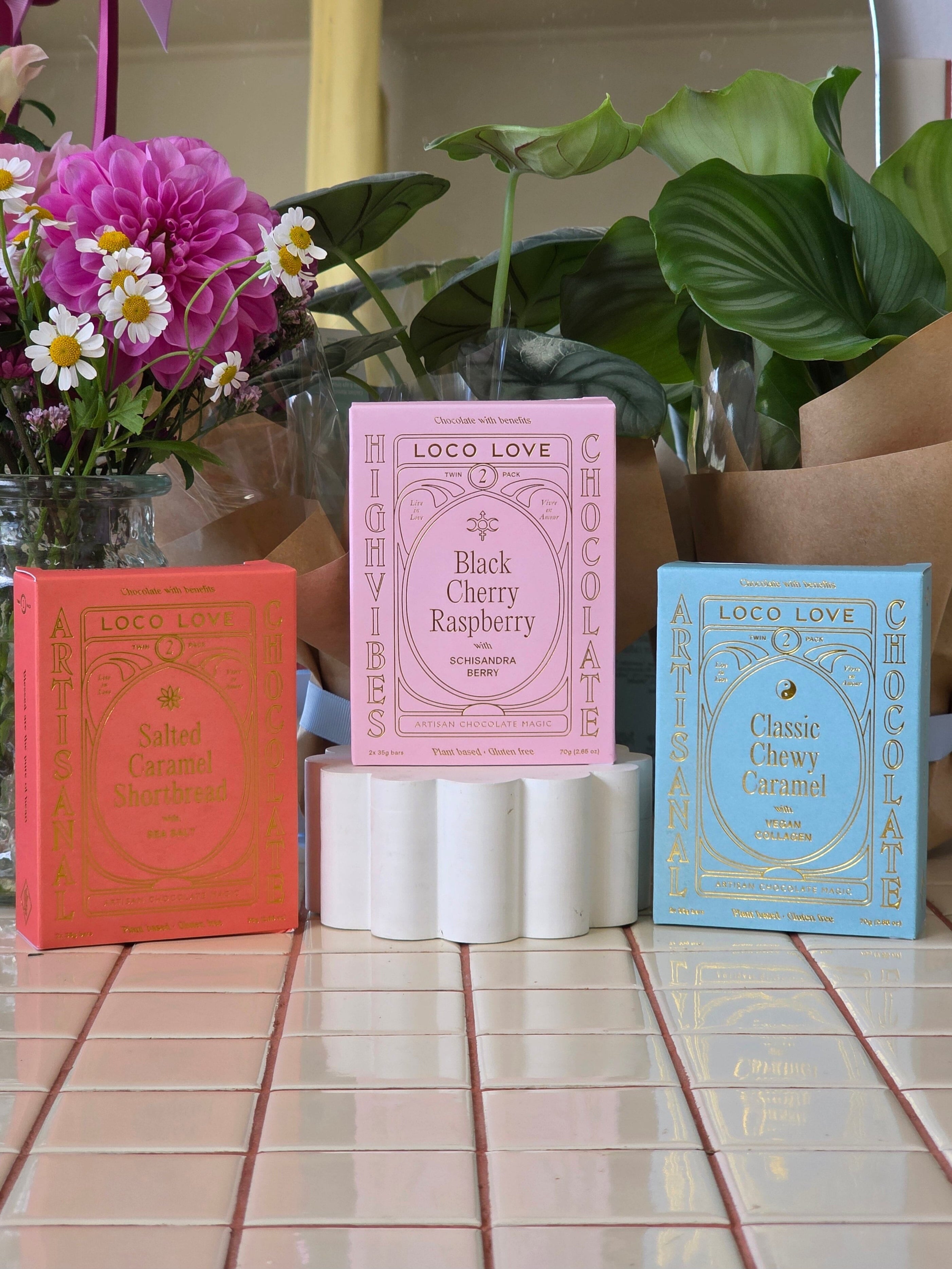 Loco Love - Black Cherry Raspberry - Twin - Loco Love - Poppy Rose Flowers Brisbane