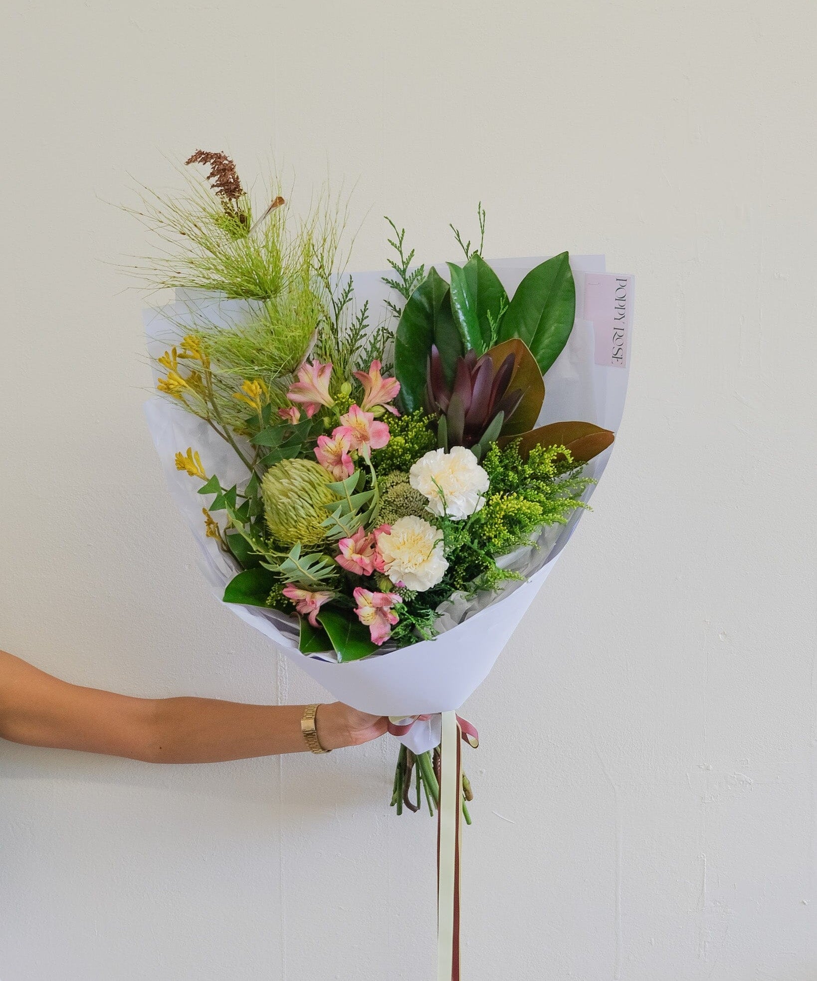 Native Bouquet - Poppy Rose - Poppy Rose Flowers Brisbane