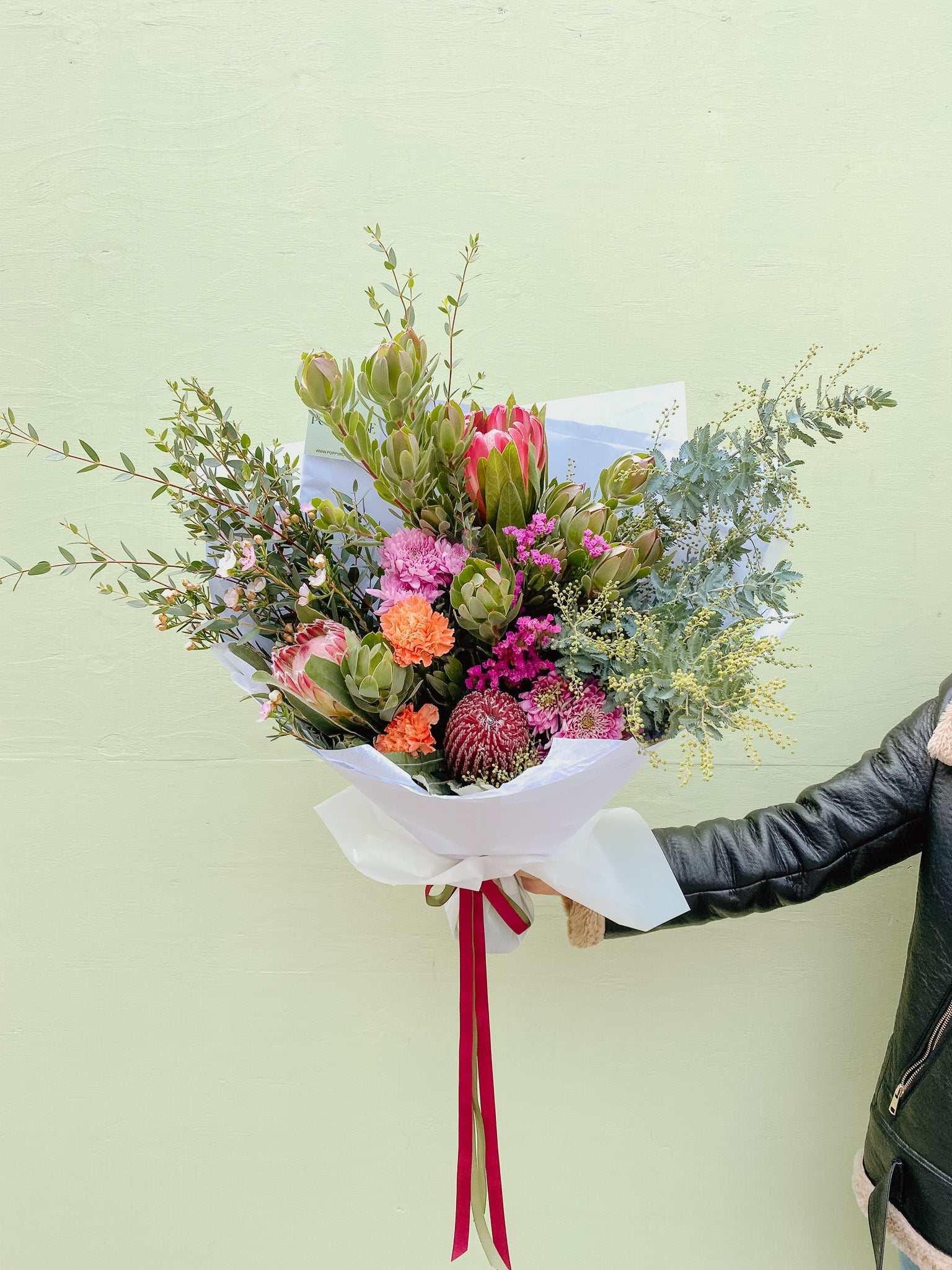 Native Bouquet - Poppy Rose - Poppy Rose Flowers Brisbane