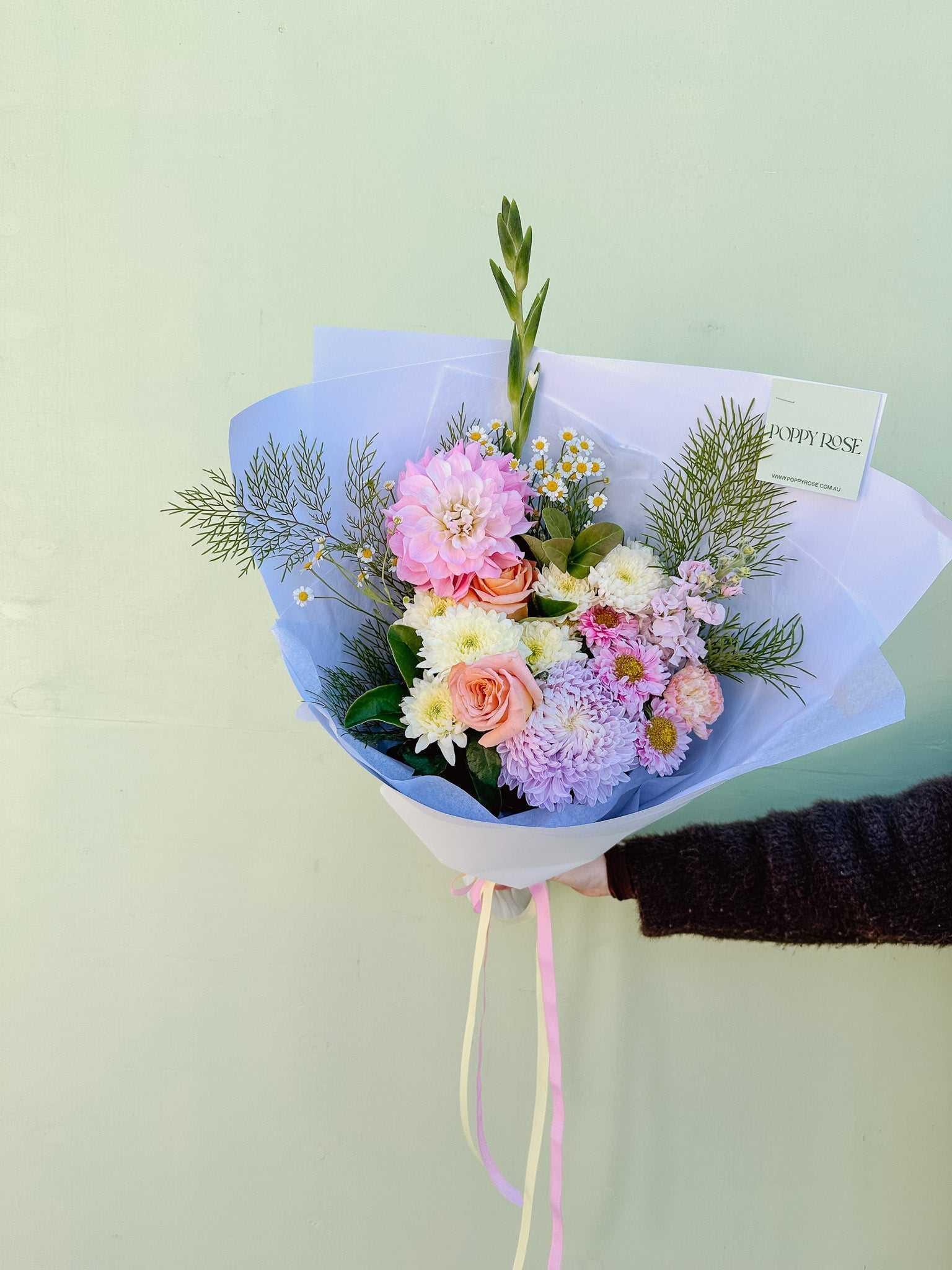 Pastel Pop Bouquet - Poppy Rose - Poppy Rose Flowers Brisbane