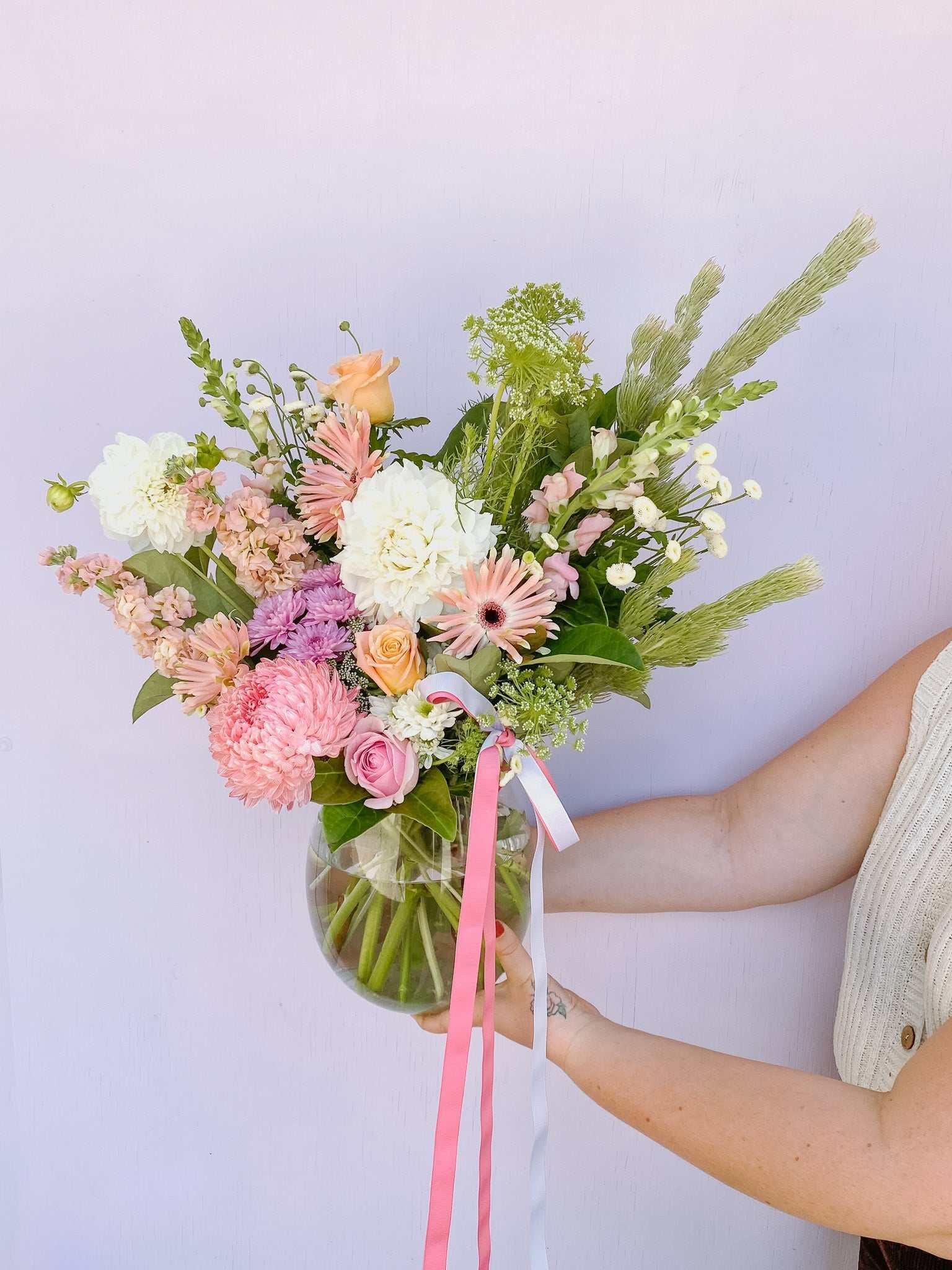 Pastel Pop Vase - My Store - Poppy Rose Flowers Brisbane