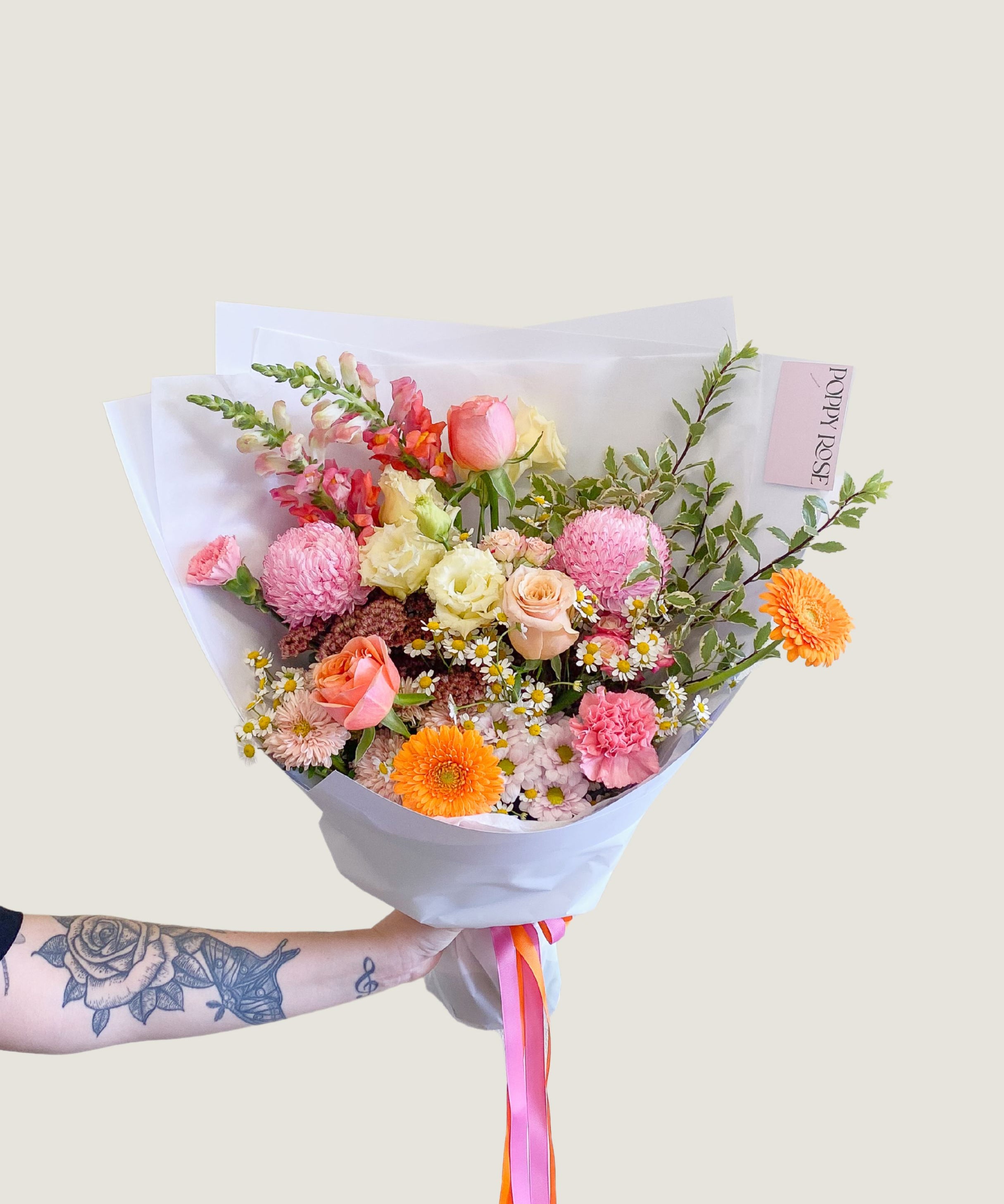 Poppy's Choice Bouquet - Poppy Rose - Poppy Rose Flowers Brisbane