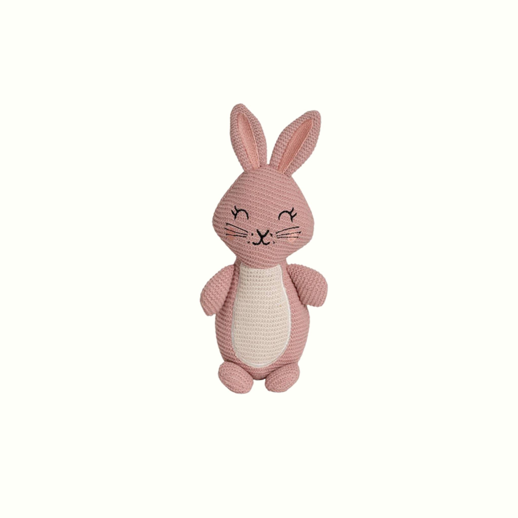 Rosie Knitted Bunny - Poppy Rose - Poppy Rose Flowers Brisbane