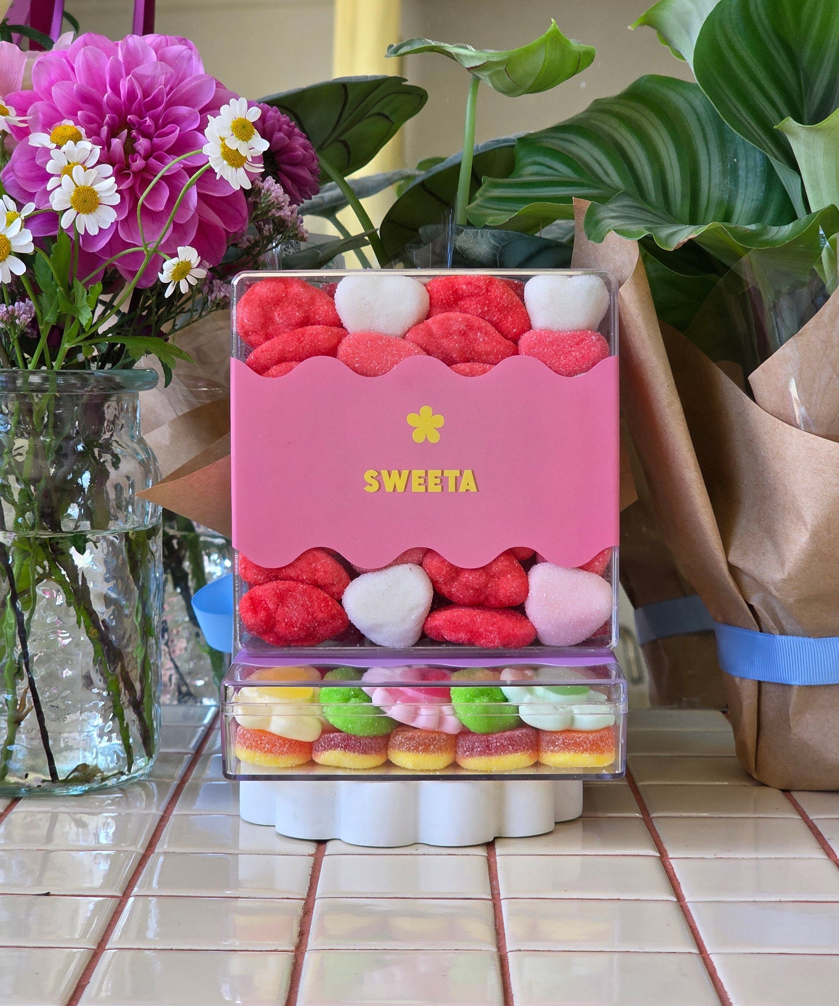 Ruby Kiss Gummy Platter - Sweeta - Poppy Rose Flowers Brisbane