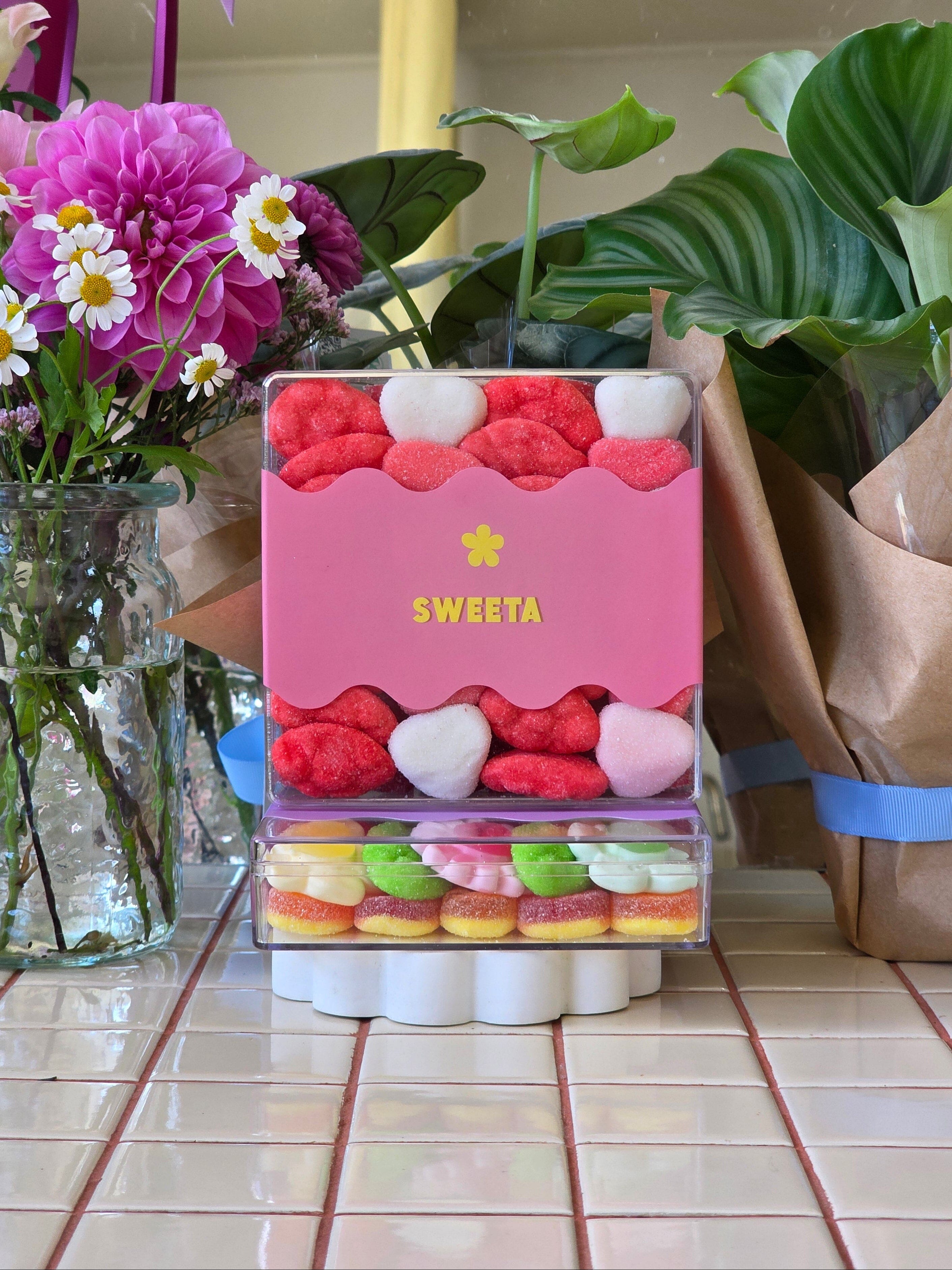 Ruby Kiss Gummy Platter - Sweeta - Poppy Rose Flowers Brisbane