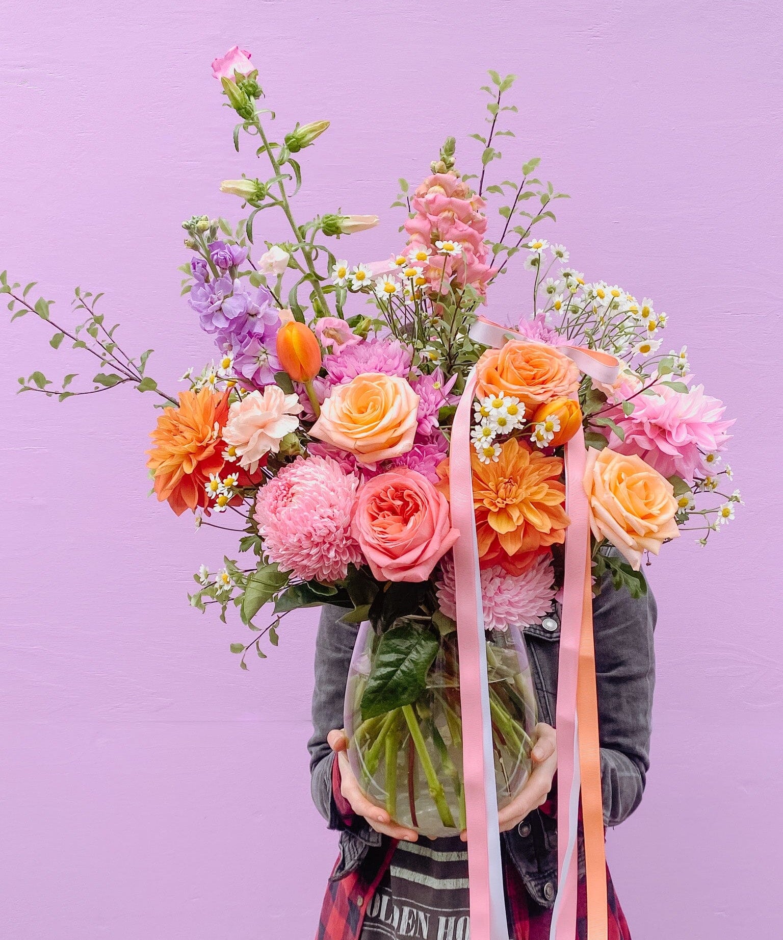 Seasonal Vase - Poppy Rose - Poppy Rose Flowers Brisbane