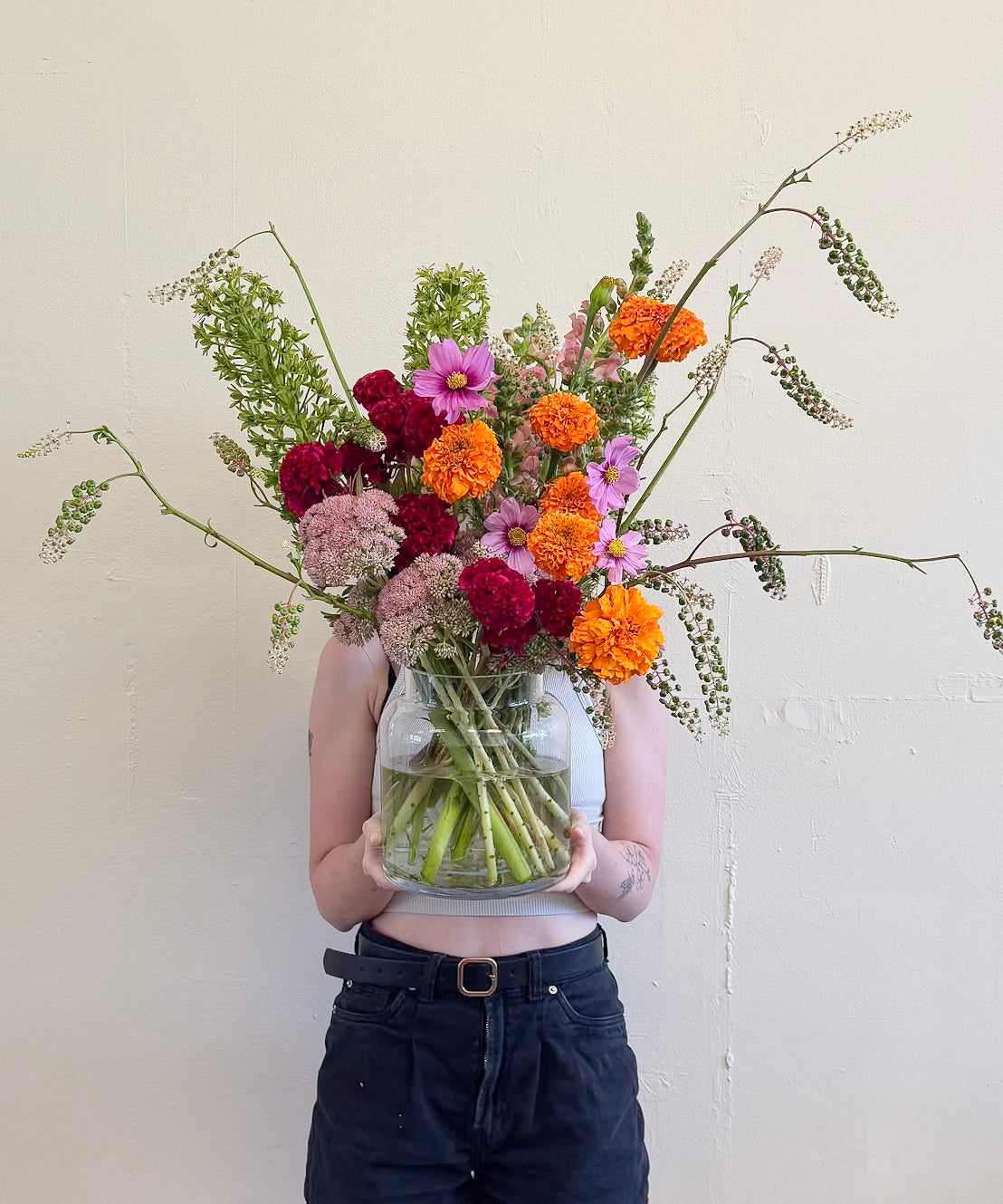 Seasonal Vase - Poppy Rose - Poppy Rose Flowers Brisbane