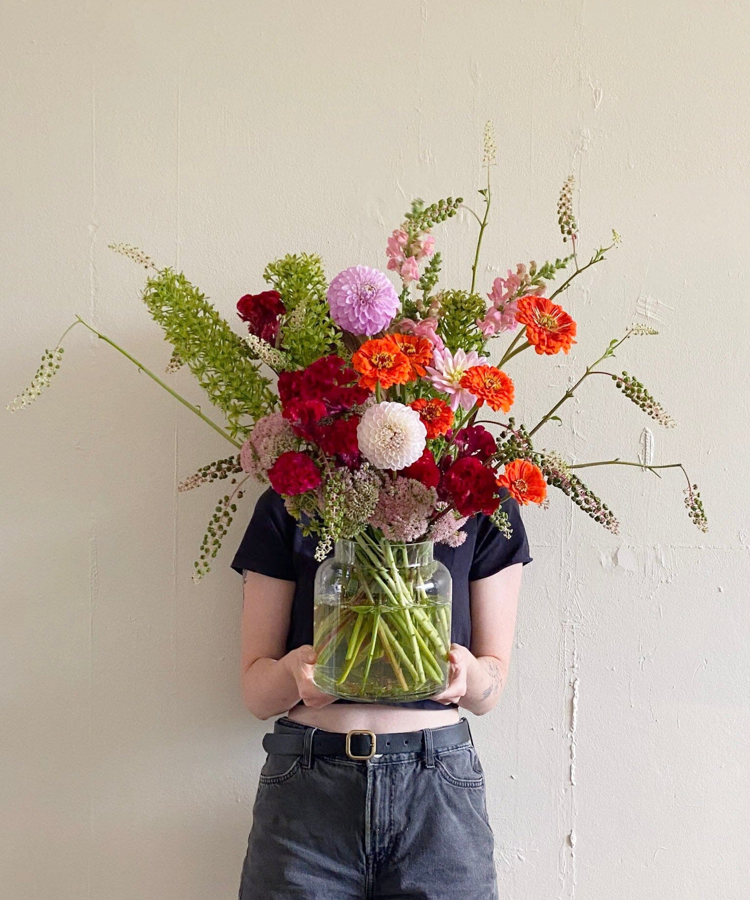 Seasonal Vase - Poppy Rose - Poppy Rose Flowers Brisbane