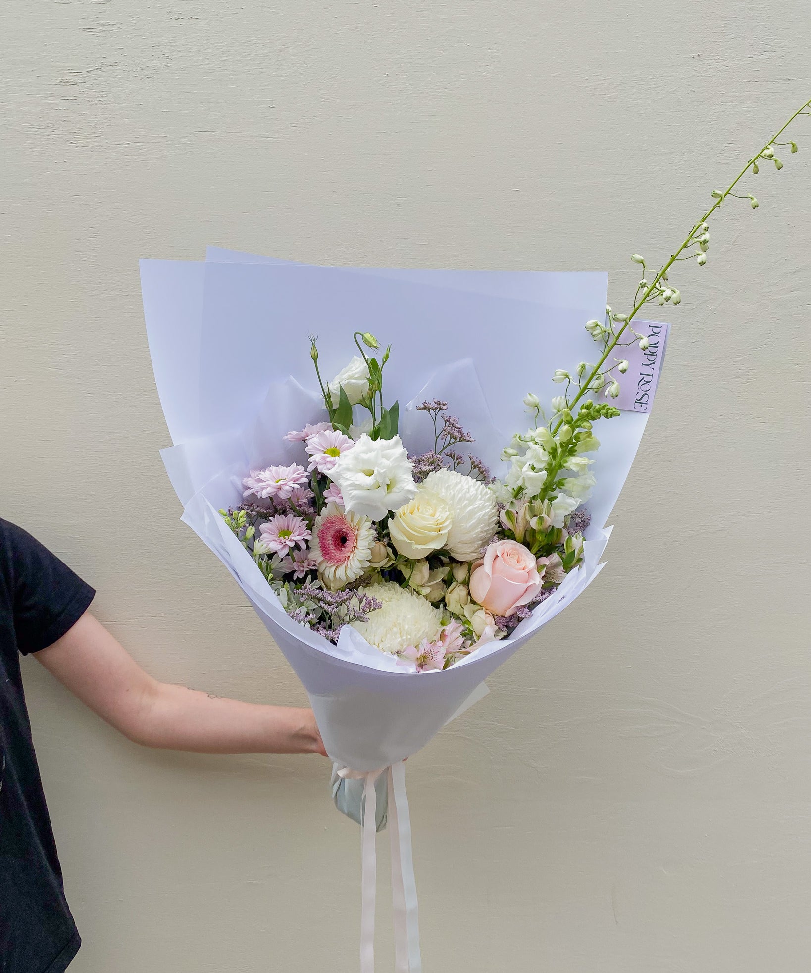 Soft and Natural Bouquet - My Store - Poppy Rose Flowers Brisbane