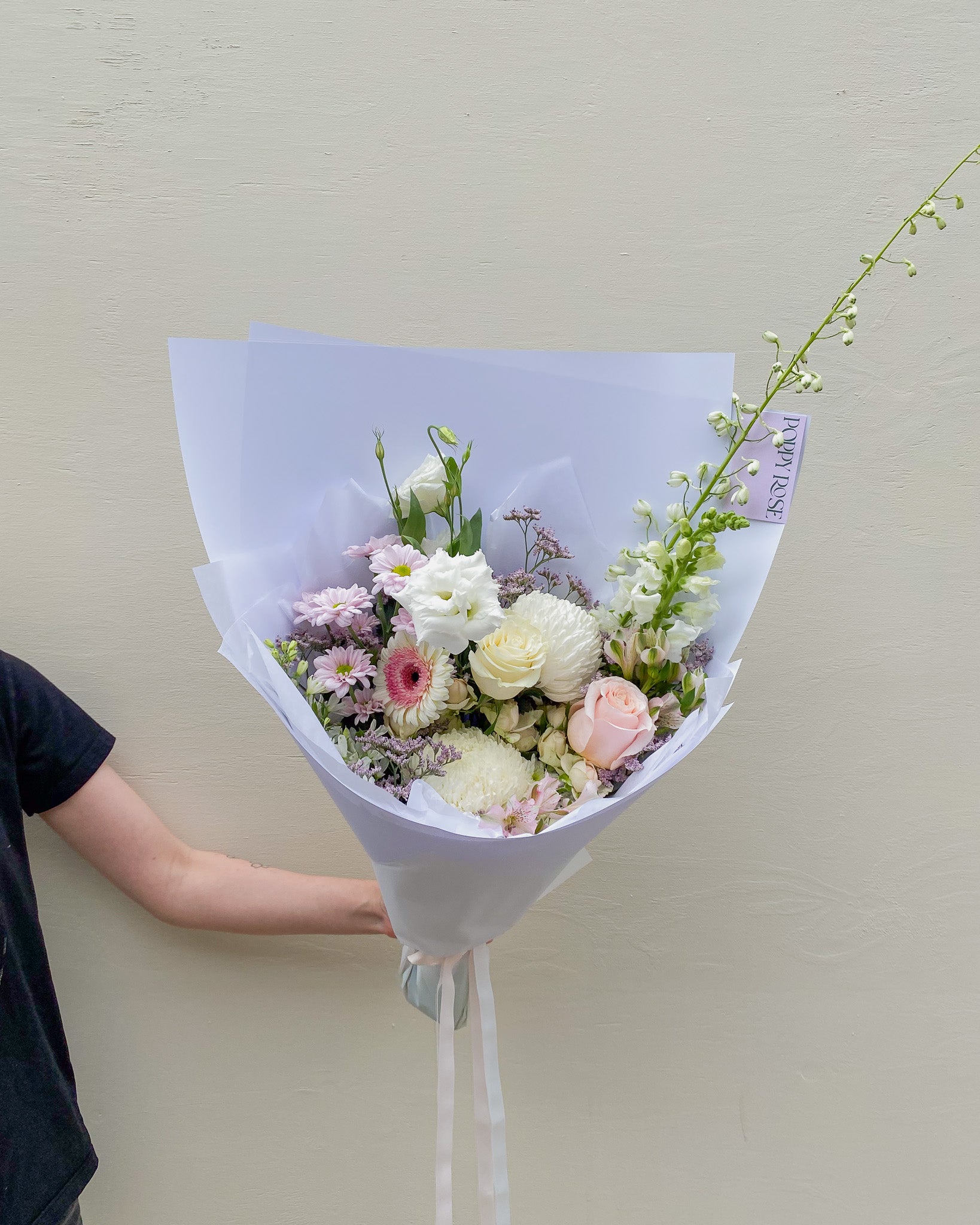 Soft and Natural Bouquet - My Store - Poppy Rose Flowers Brisbane