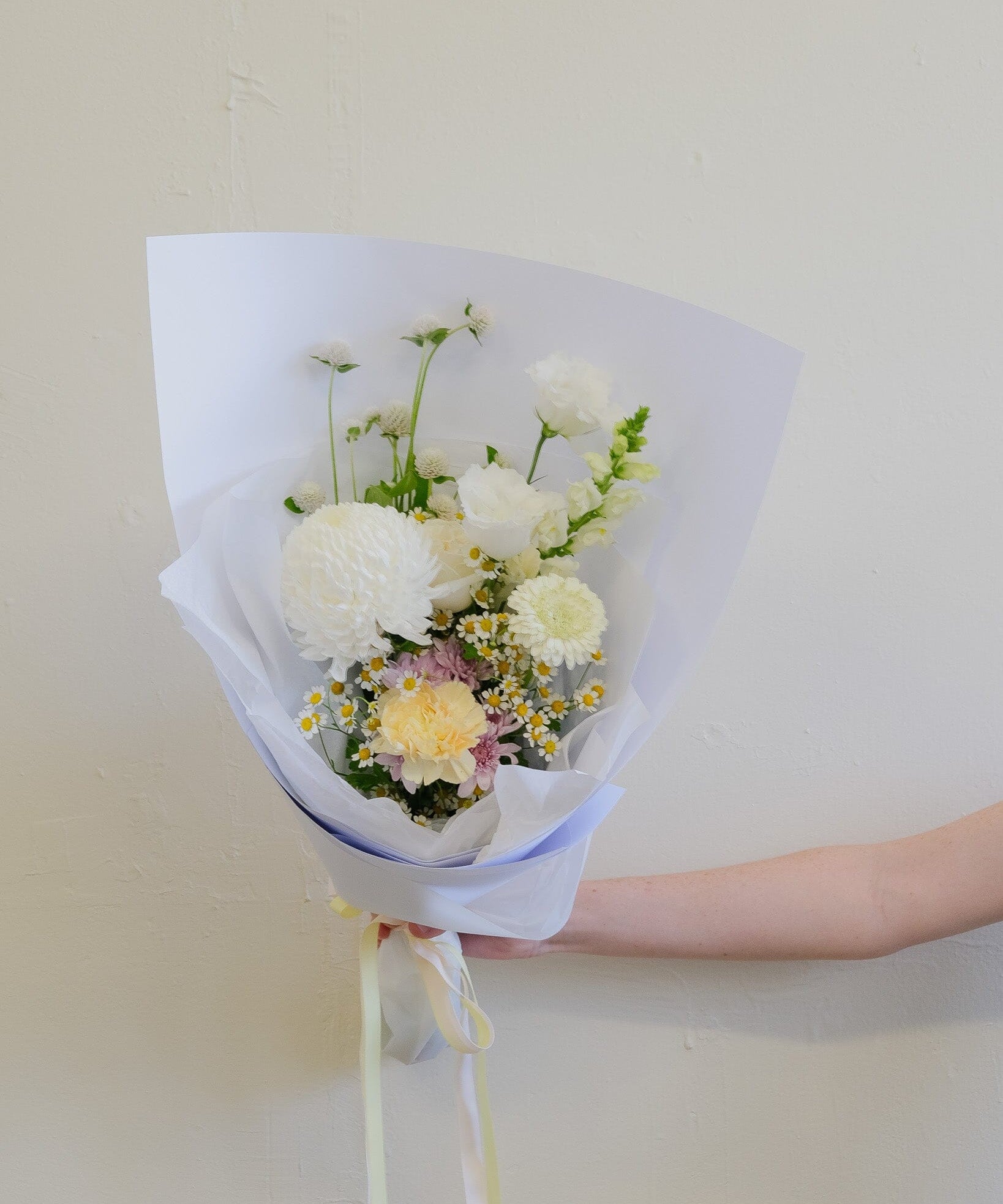 Soft and Natural Bouquet - Poppy Rose - Poppy Rose Flowers Brisbane