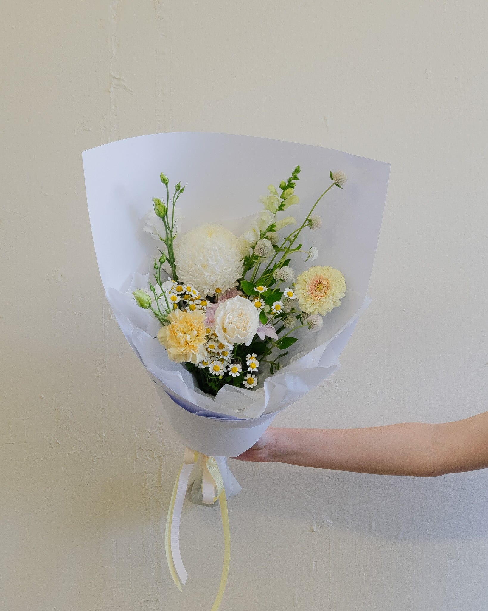 Soft and Natural Bouquet - Poppy Rose - Poppy Rose Flowers Brisbane