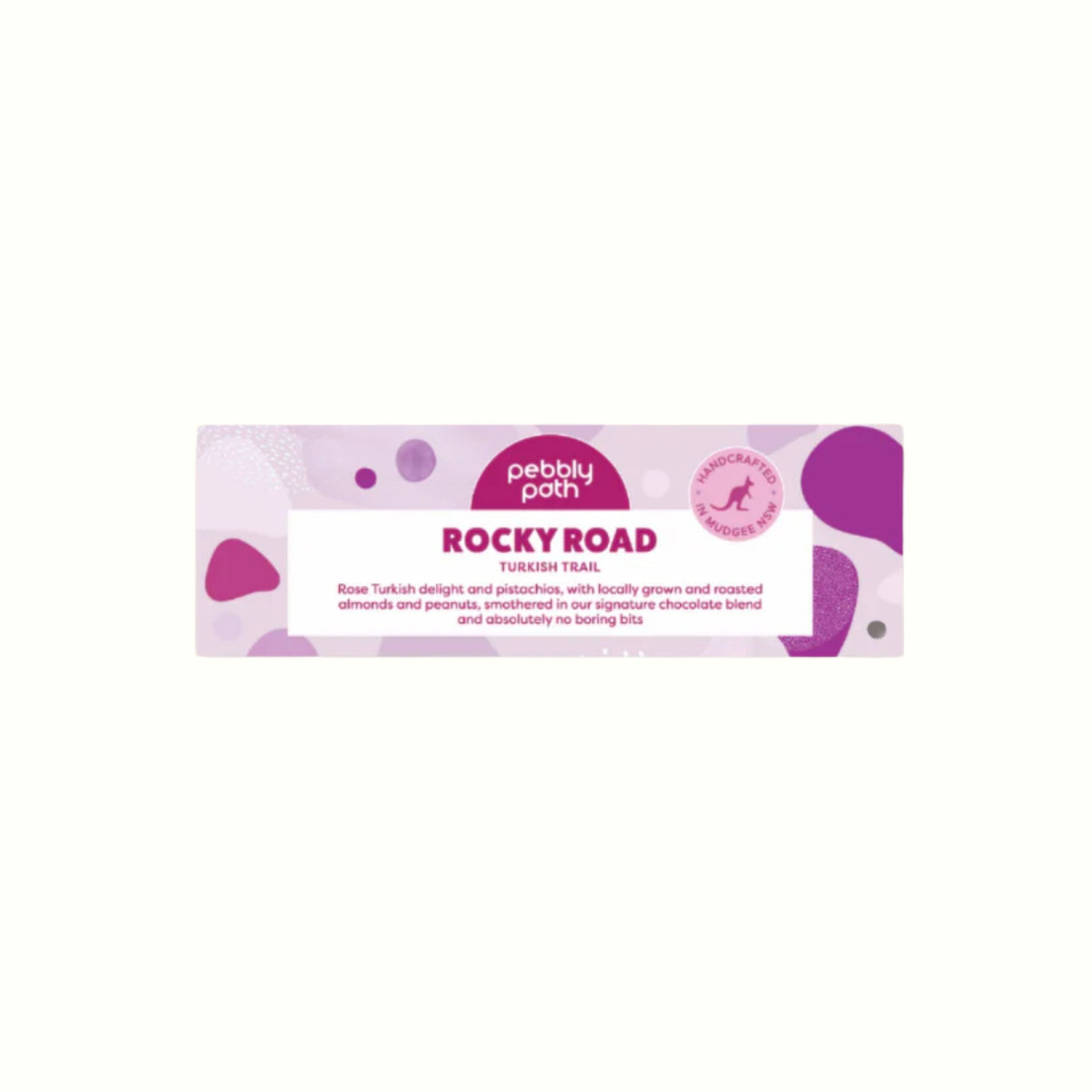 Turkish Trail Rocky Road Bar - Pebbly Path - Poppy Rose Flowers Brisbane
