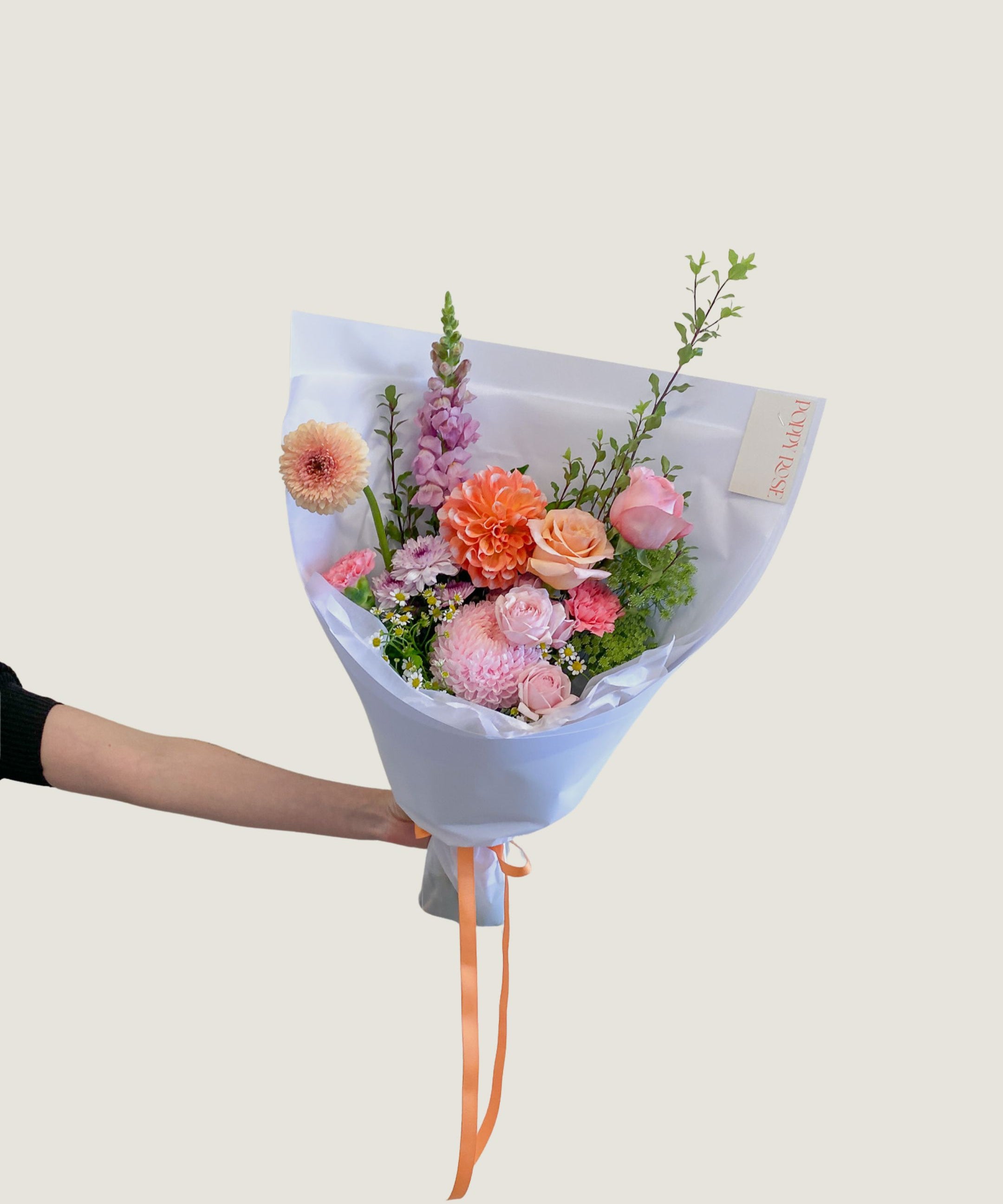 Valentine's Day Florist Choice Bouquet Medium - Poppy Rose - Poppy Rose Flowers Brisbane