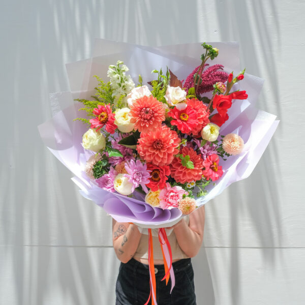 A large bunch of fresh blooms from Brisbane florist Poppy Rose, available for same day delivery.